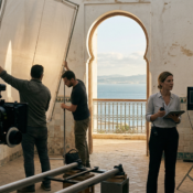 localizaciones para rodajes en Tánger: rodaje de alto nivel en un palacio histórico con vista al Estrecho.
